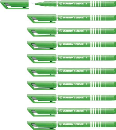 Fineliner STABILO Sensor 189/43 F lichtgroen 1 Stuk-3