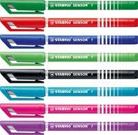 Fineliner STABILO Sensor 189/8 F ass 8st 8 Stuk-3