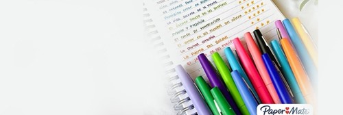 Fineliner Papermate Flair Original M blauw 1 Stuk-1