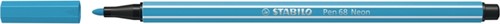 Viltstift STABILO Pen 68/031 M neon blauw 1 Stuk