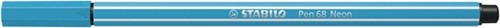 Viltstift STABILO Pen 68/031 M neon blauw 1 Stuk-2