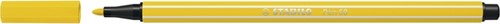 Viltstift STABILO Pen 68/24 M citroengeel 1 Stuk