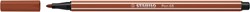 Viltstift STABILO Pen 68/38 M roodkrijt 1 Stuk