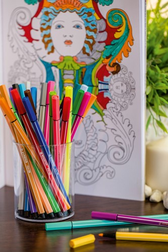 Viltstift STABILO Pen 68/29 M roze 1 Stuk-3