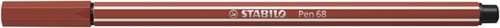 Viltstift STABILO Pen 68/75 M sienna 1 Stuk-2
