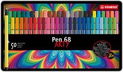 Viltstift STABILO Pen 68/50 Arty M ass 50st 50 Stuk
