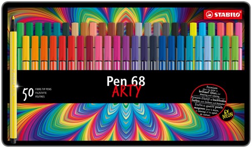 Viltstift STABILO Pen 68/50 Arty M ass 50st 50 Stuk
