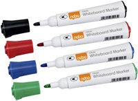 Whiteboardmarker Nobo glide rond 3mm ass 4 Stuk-3
