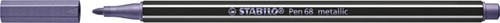 Viltstift STABILO Pen 68/855 M metallic lila 1 Stuk