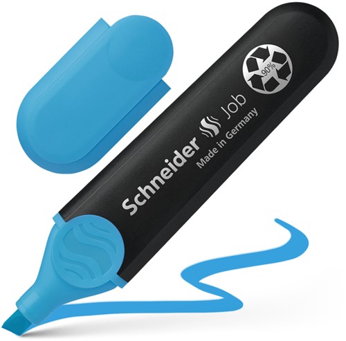 Markeerstift Schneider Job blauw 1 Stuk-3