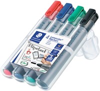 Viltstift Staedtler 356 flipover rond 2mm ass 4 Set-2