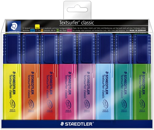Markeerstift Staedtler 364 textsurfer ass 8 Stuk