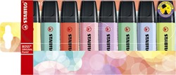 Markeerstift STABILO BOSS 70/8 8st pastel assorti 8 Stuk