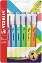 Markeerstift STABILO Swing cool 275/6 6st assorti 6 Stuk