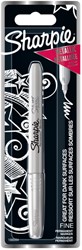 Viltstift Sharpie F metallic zilver 1 Stuk