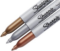 Viltstift Sharpie F metallic assorti 3 Stuk-3