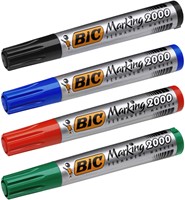 Viltstift Bic 2000 ecolutions rond L groen 1 Stuk-3