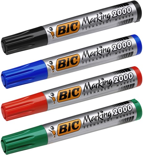 Viltstift Bic 2000 ecolutions rond L groen 1 Stuk-3