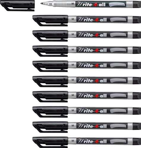 Viltstift STABILO Write-4-all 146/46 M zwart 1 Stuk-2