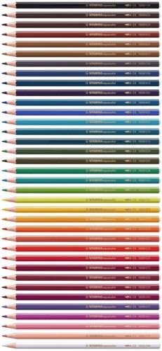 Kleurpotlood STABILO 1636 aquacolor Arty 36st ass 36 Stuk-2