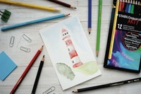 Kleurpotlood STABILO 1624 aquacolor Arty 12st ass 12 Stuk-4