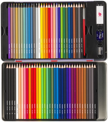 Tekenset Bruynzeel Creatives set 70 delen 70 Stuk-2