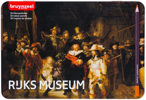 Kleurpotlood Bruynzeel Rijksmuseum Rembrandt 24st 50 Stuk