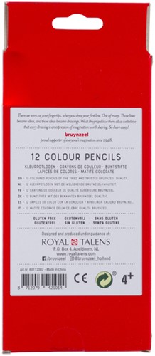 Kleurpotlood Bruynzeel Kids set 12 kleuren 12 Stuk-3