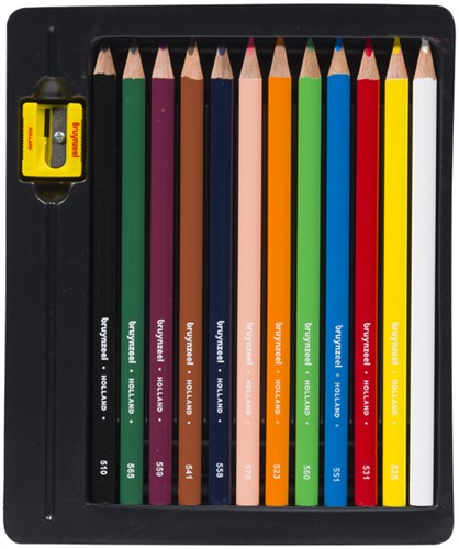 Kleurpotlood Bruynzeel Kids Triple 12st ass 12 Stuk-2