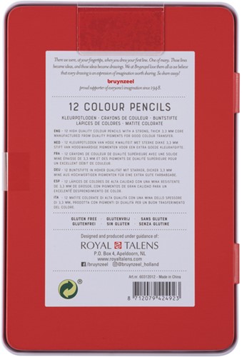 Kleurpotlood Bruynzeel Expression blik 12 kleuren 12 Stuk-3