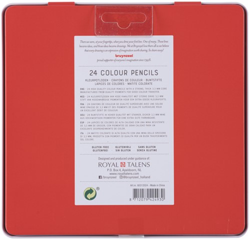 Kleurpotlood Bruynzeel Expression blik 24 kleuren 24 Stuk-3