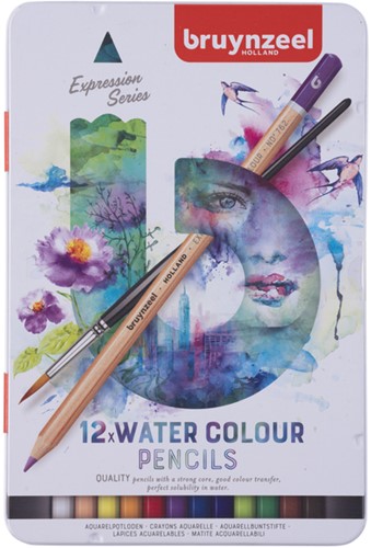 Kleurpotl Bruynzeel aqua Expression cng 12st ass 12 Stuk