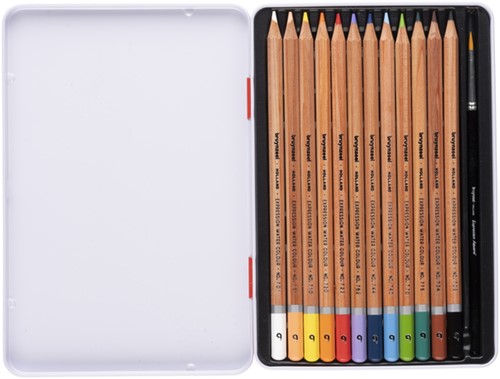 Aquarelpotlood Bruynzeel Expression 12 kleuren 12 Stuk-2