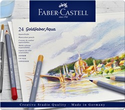 Kleurpotlood Faber-Castell GF aquarel 24st assorti 24 Stuk