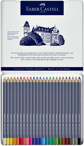 Kleurpotlood Faber-Castell GF aquarel 24st assorti 24 Stuk-3