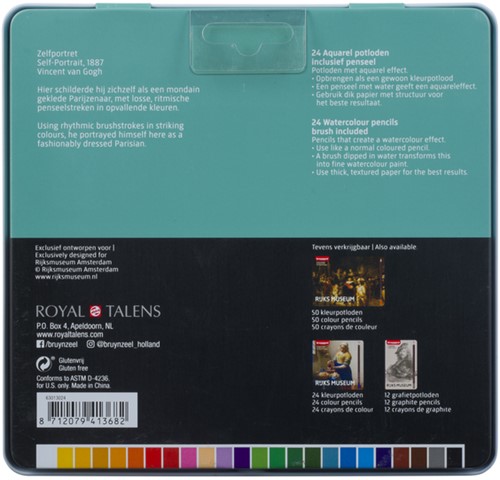 Aquarelpotlood Bruynzeel Rijksmuseum Van Gogh 24st 24 Stuk-3