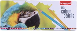 Kleurpotloden Bruynzeel papegaai blik 45st ass 45 Stuk