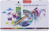 Aquarelpotlood Bruynzeel Expression 36 kleuren 36 Stuk