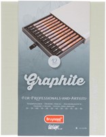 Grafietpotlood Bruynzeel Design set 12 hardheden 12 Stuk