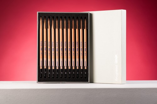 Grafietpotlood Bruynzeel Design set 12 hardheden 12 Stuk-1