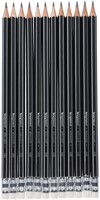 Potlood Bruynzeel 6021 Burotek HB met gum 12st 12 Stuk-2