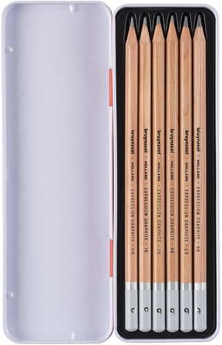 Grafietpotlood Bruynzeel Expression 6 breedtes 6 Stuk-2