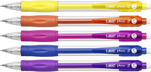 Vulpotlood Bic Velocity HB 0.7mm assorti 1 Stuk