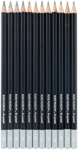 Grafietpotlood Bruynzeel Rijksmuseum Rembrandt 12s 12 Stuk-2