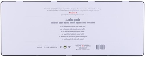 Kleurpotlood Bruynzeel schildpad blik 45st ass 45 Stuk-3