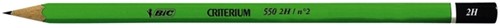 Potlood Bic Criterium 550 2H 1 Stuk