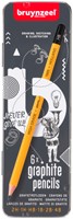 Grafietpotlood Bruynzeel Burotek blik 6 hardheden 6 Stuk