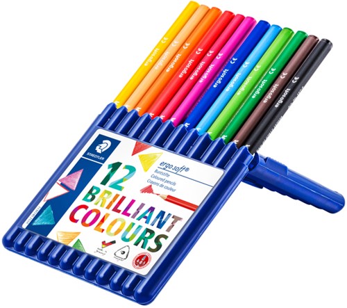 Kleurpotloden Staedtler ergosoft 3kantig 12 Stuk-2