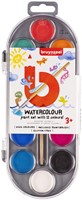 Waterverfset Bruynzeel Kids penseel 12 napjes ass 1 Stuk