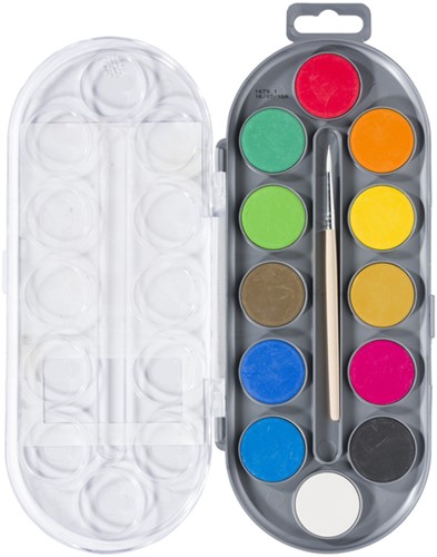Waterverfset Bruynzeel Kids set 12 kleuren 1 Stuk-2